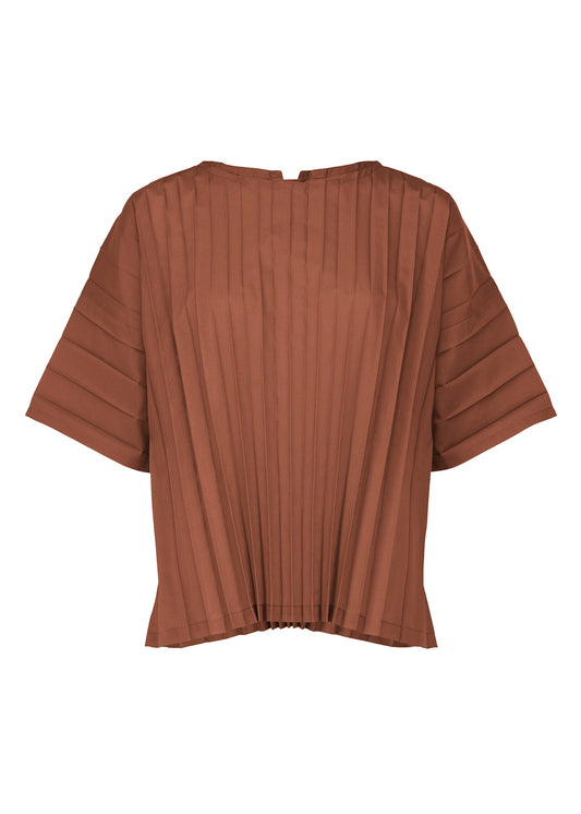 COLOR PLEATS SHIRT