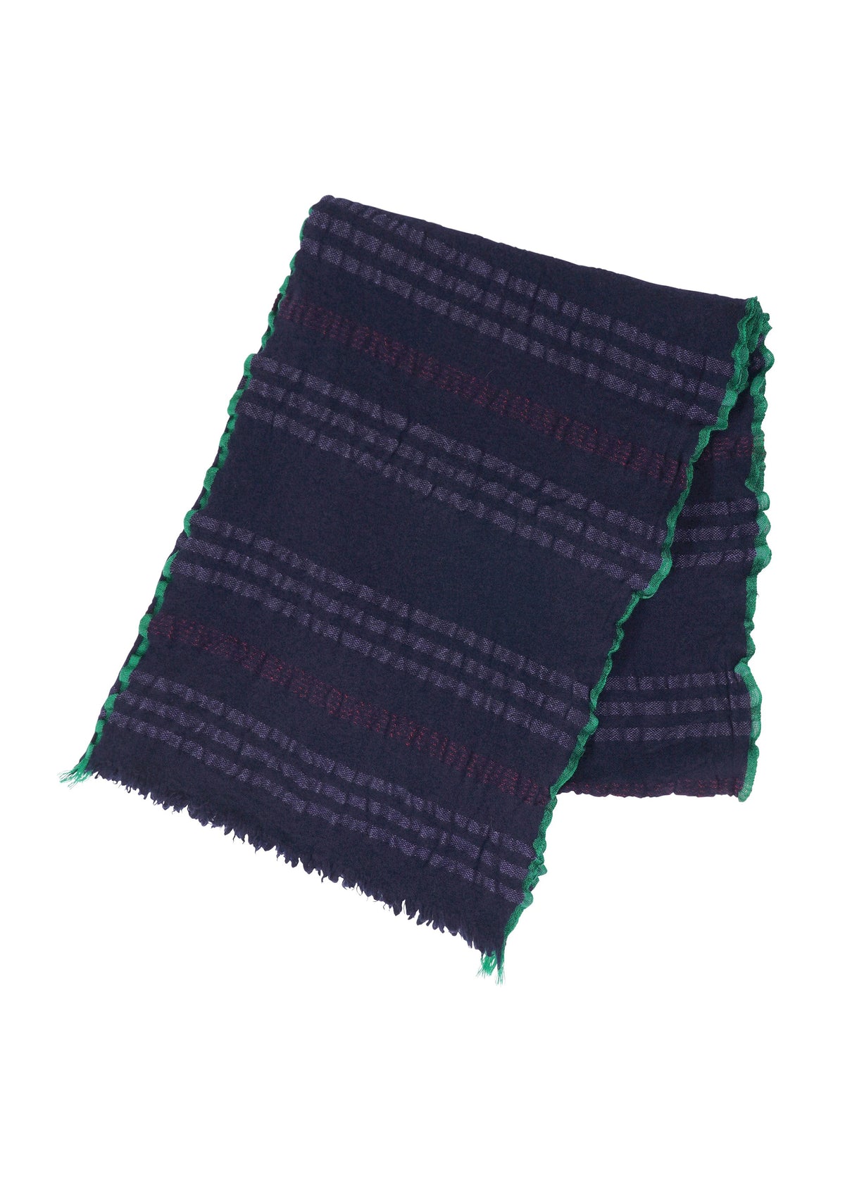 STRIPE SHRINK WOOL STOLE