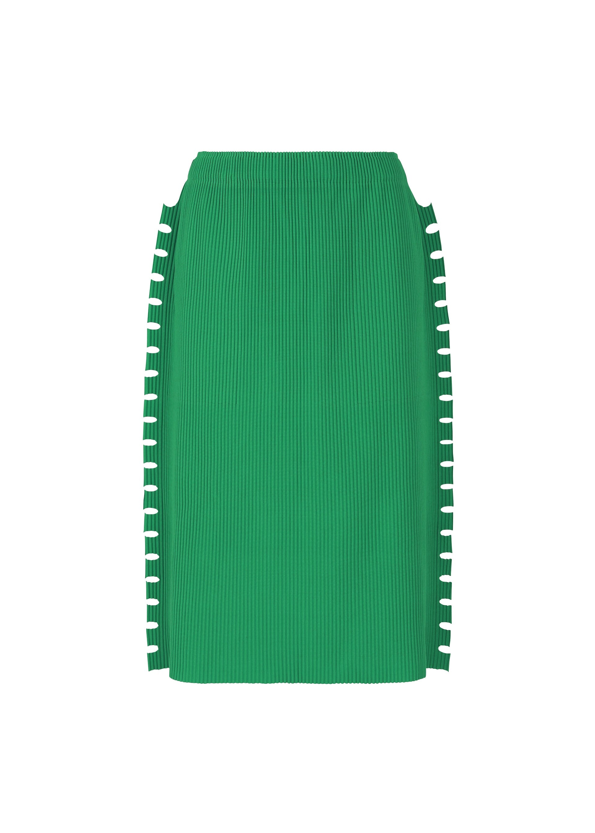 BOLD FRINGE PLEATS SKIRT