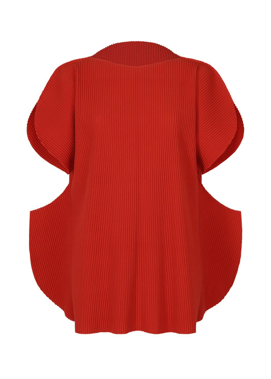 SESSION PLEATS, Women's Tops, Red