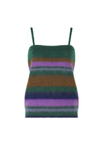 COLOR STRIPE KNIT, Women's Tops, Green