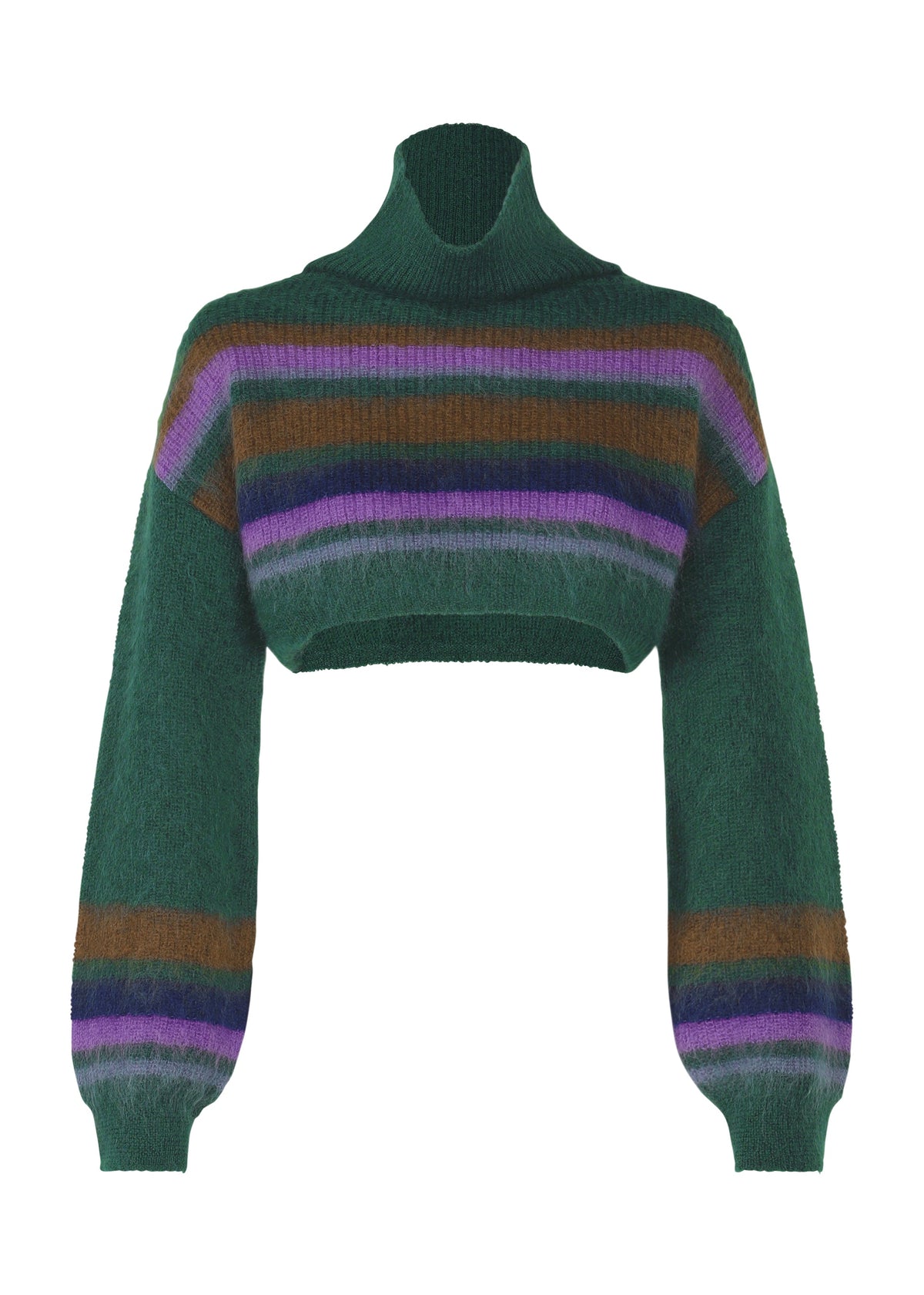 COLOR STRIPE KNIT, Women's Tops, Green