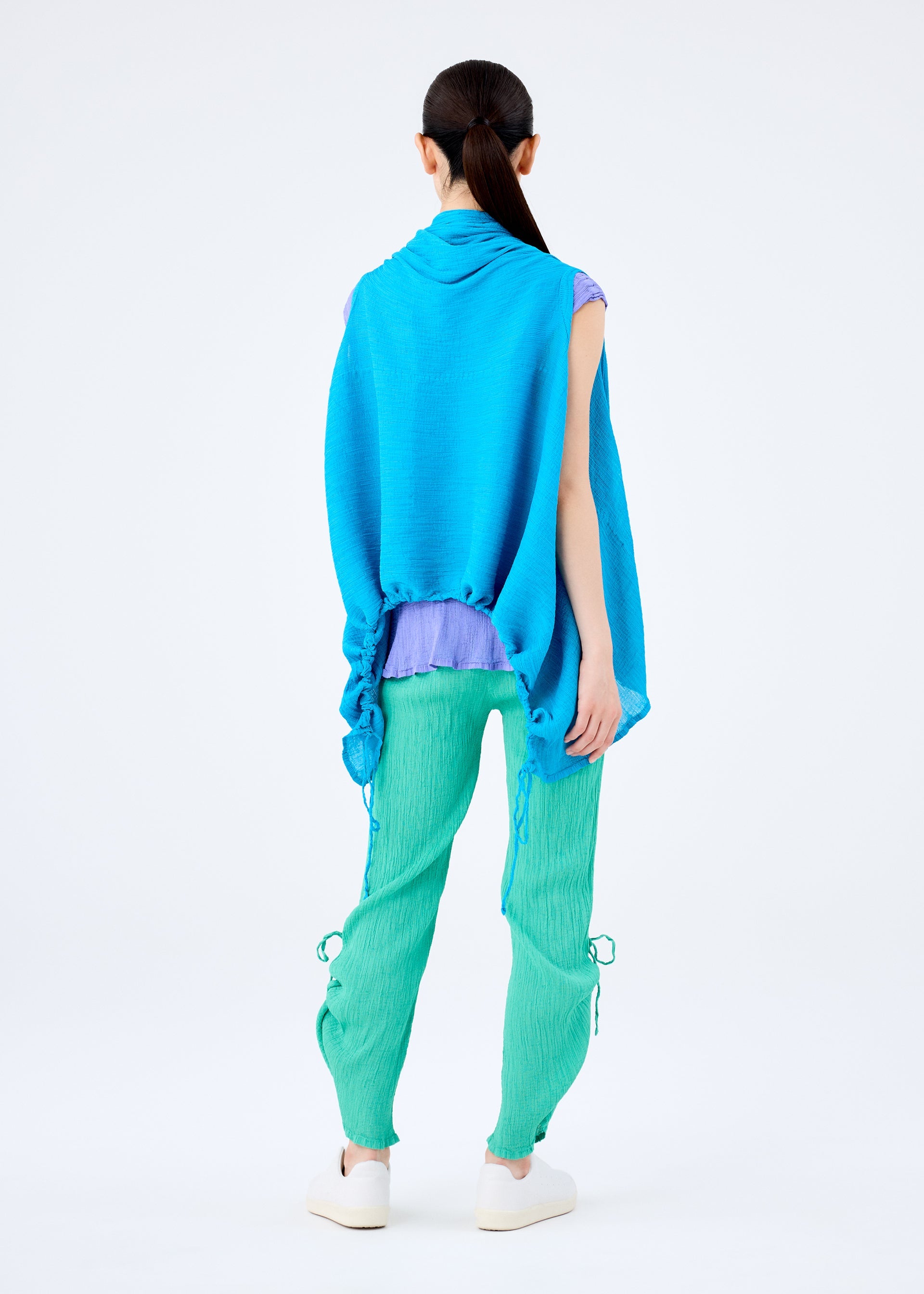 STRING SEE-THROUGH CREPE