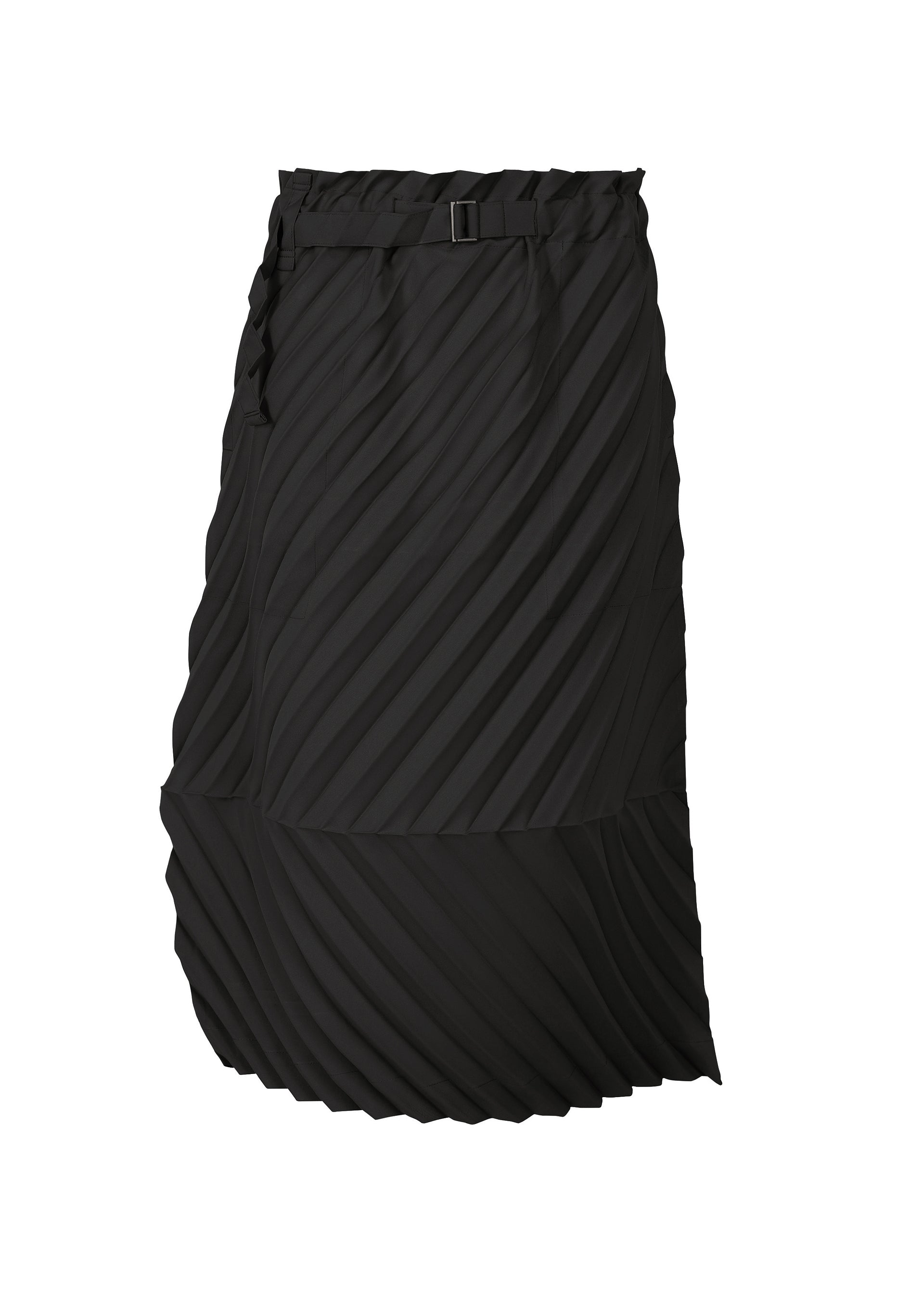 FOLD PLEATS, Women's Skirt, Black