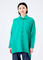 ANGLE PLEATS SHIRT