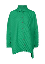 ANGLE PLEATS SHIRT