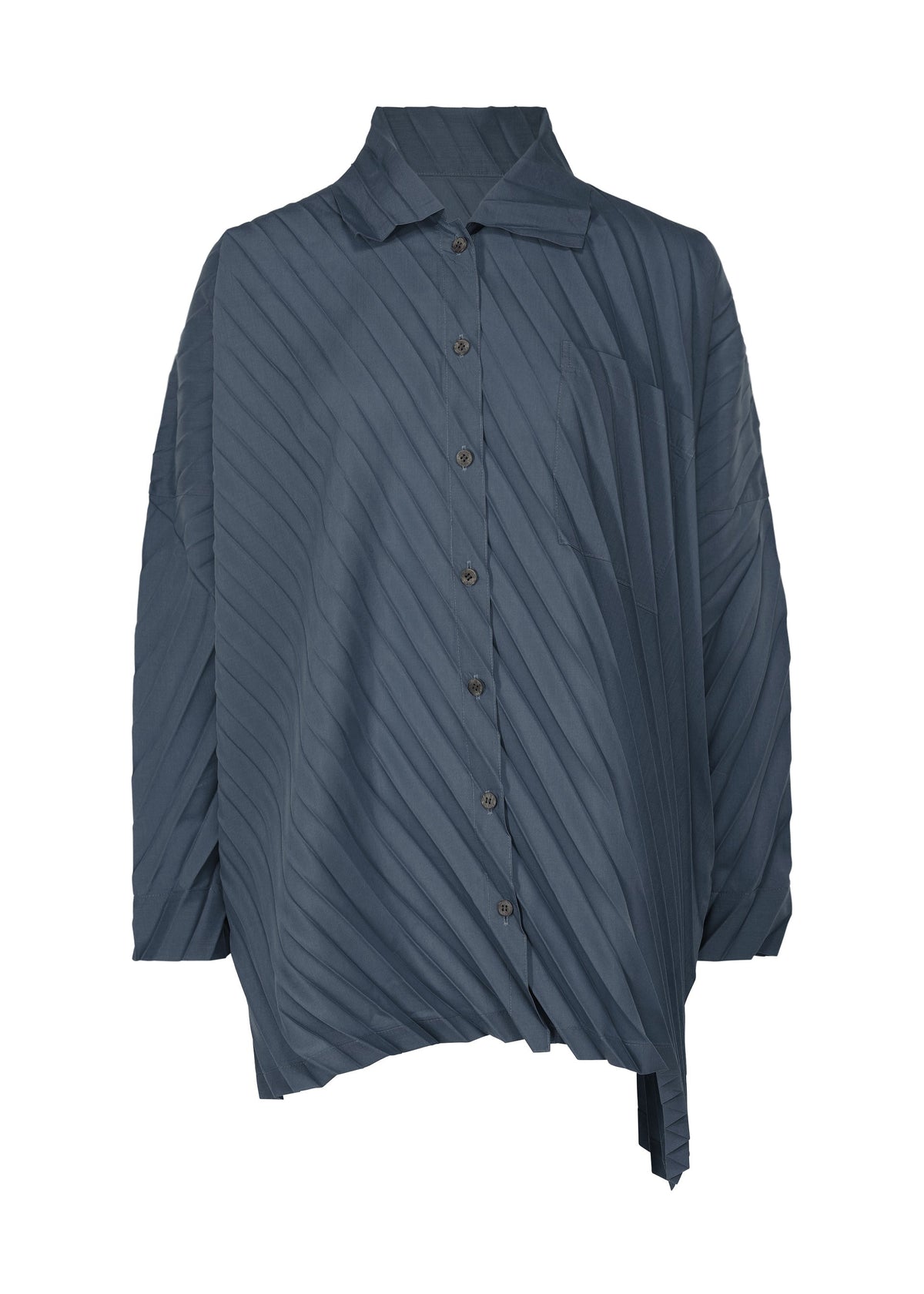 ANGLE PLEATS SHIRT