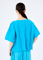 DICE PLEATS SHIRT