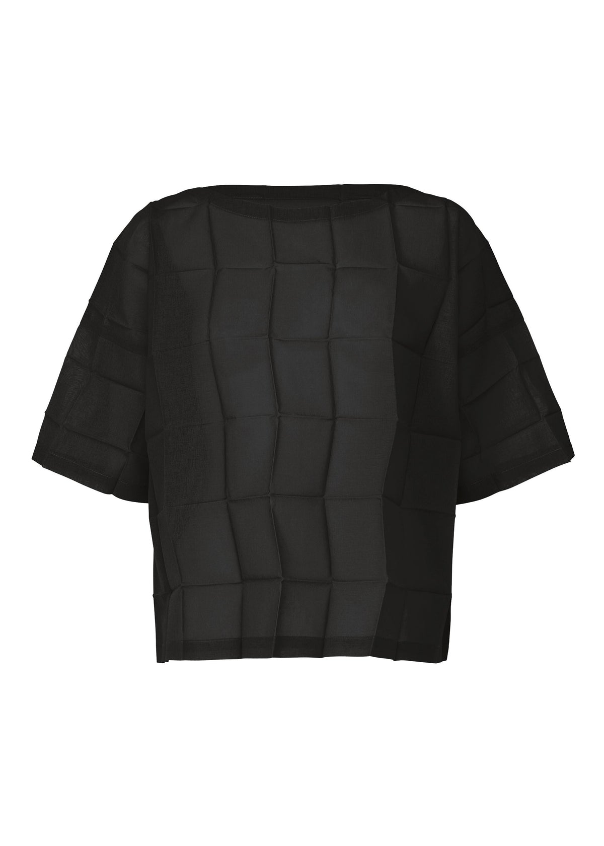 DICE PLEATS SHIRT