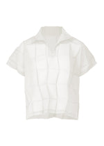 DICE PLEATS SHIRT