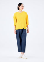 HEXAGON KNIT STRETCH PLEATS