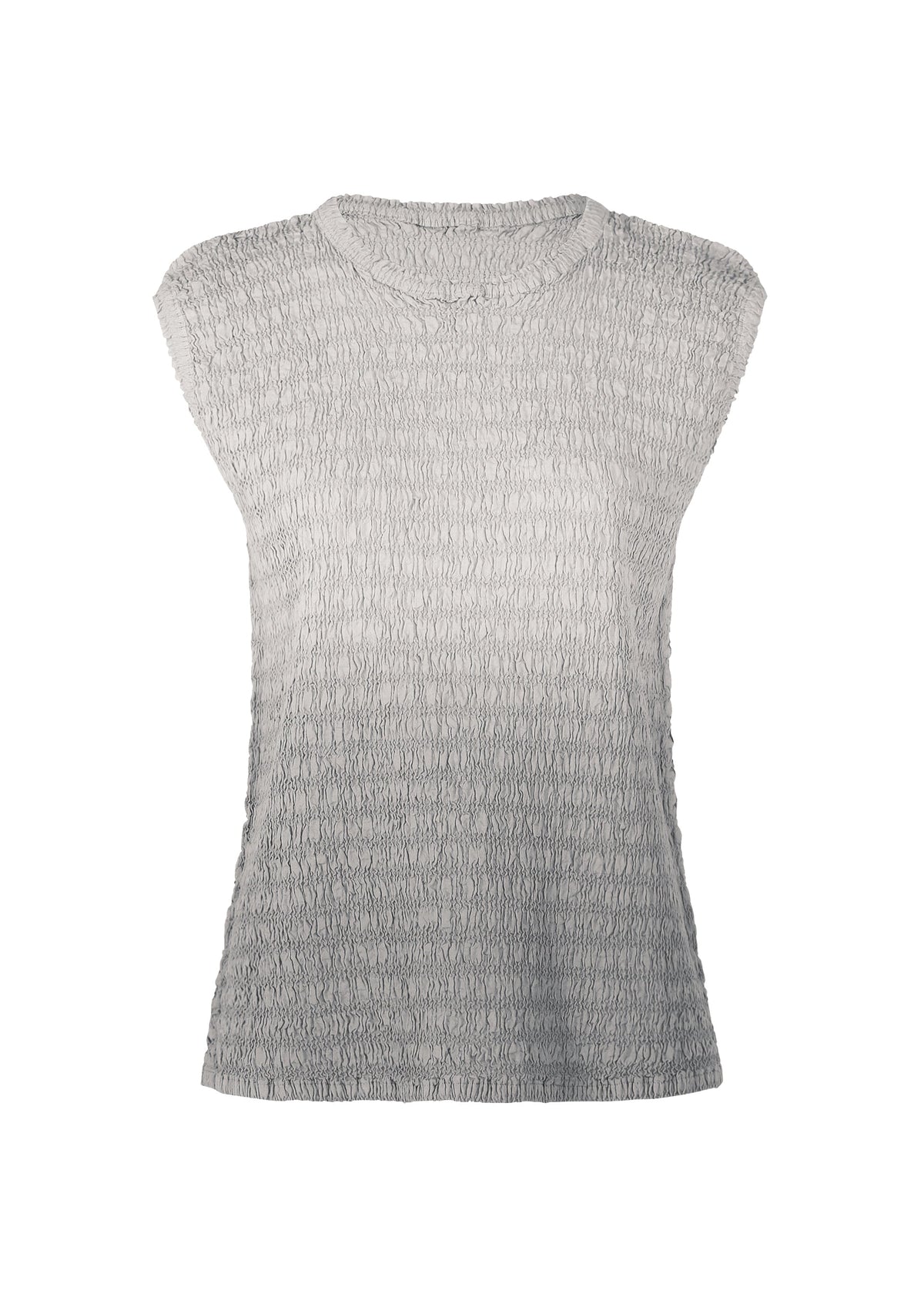 GRADATION KNIT LIKE CLOTH, Women's Tops, Gray