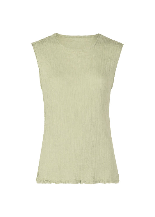 SEE-THROUGH CREPE COLOR, Women's Tops, White