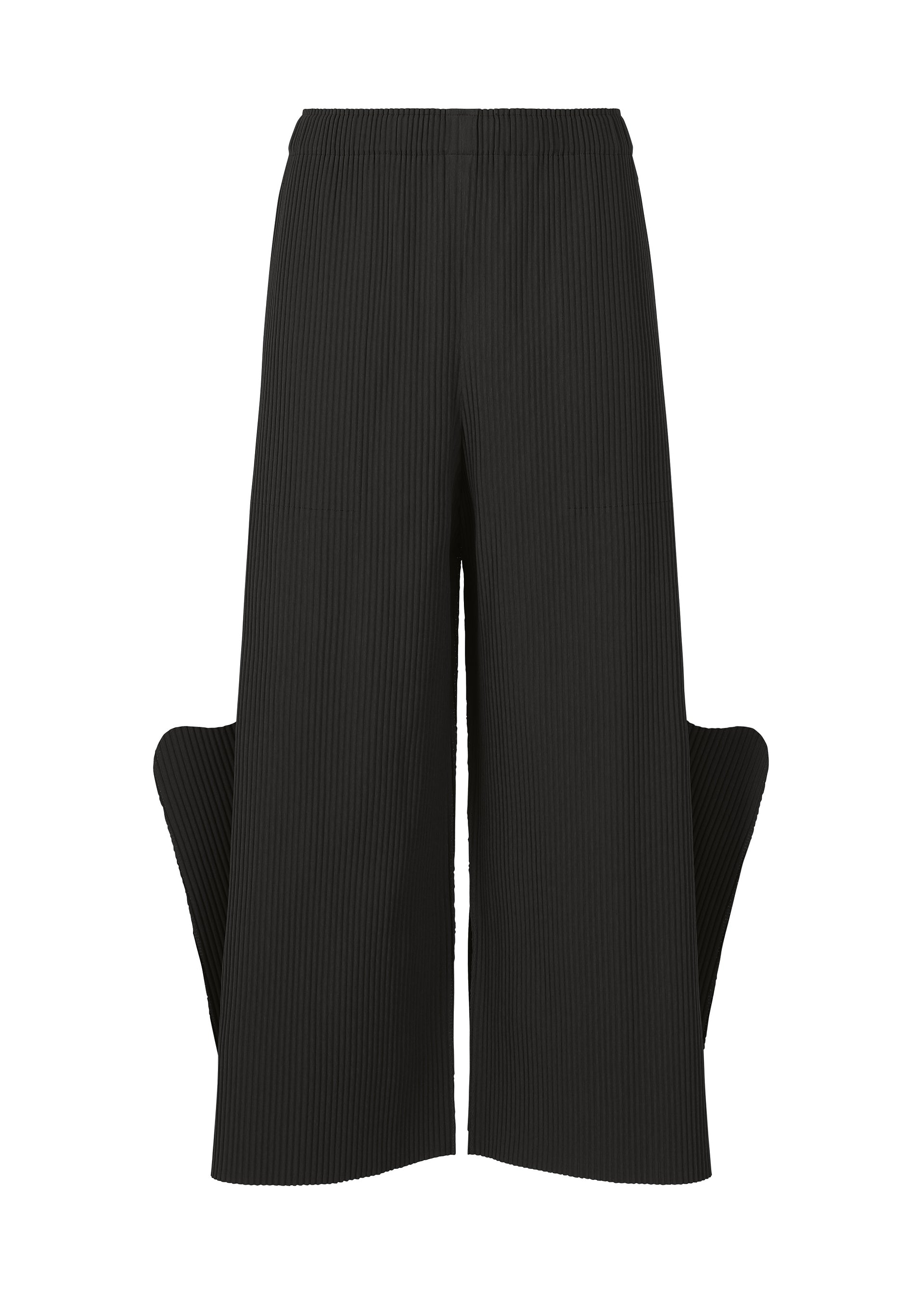 PUZZLE PLEATS, Women's Pants, Black