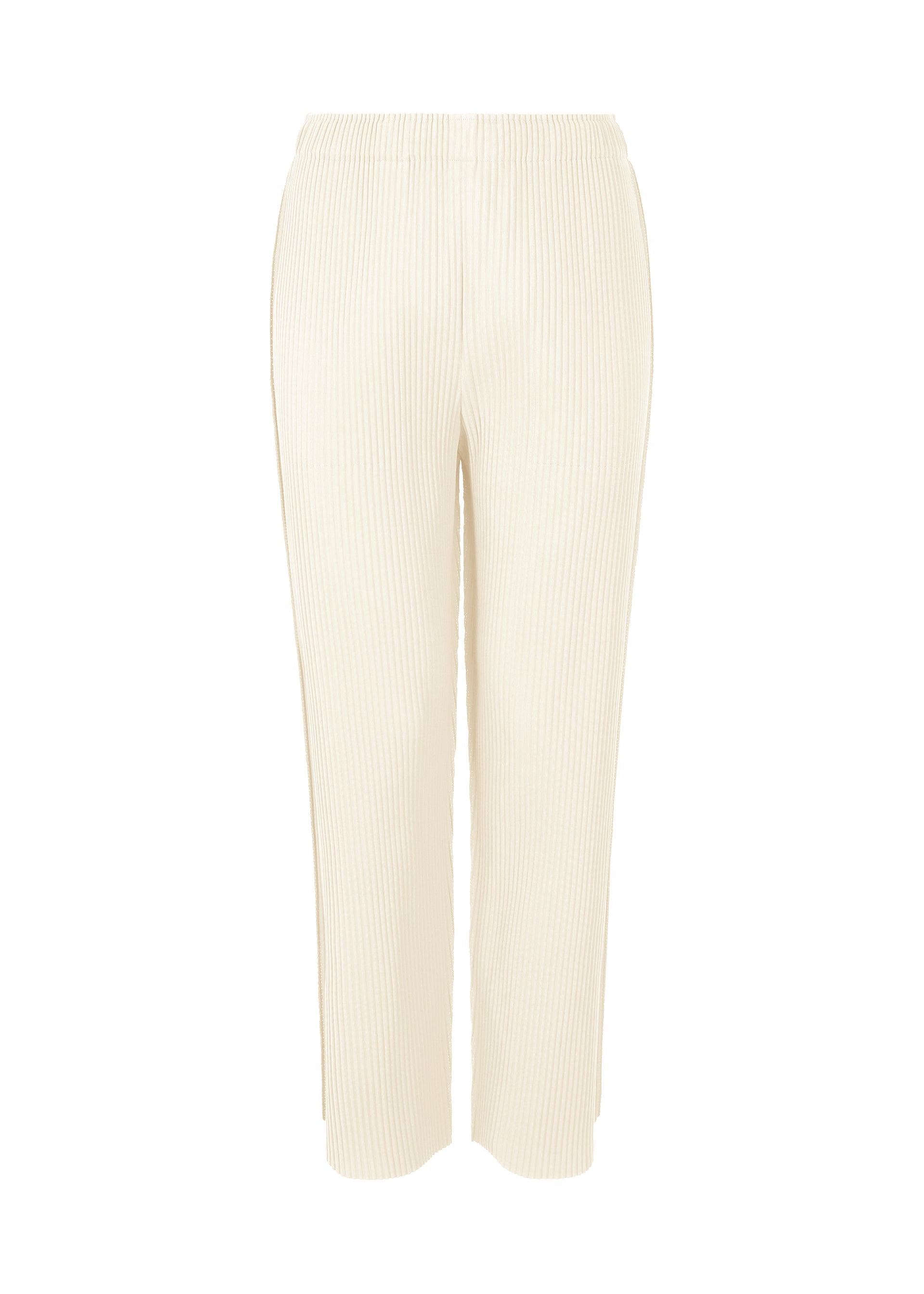 CLOVER PLEATS, Women's Pants, White