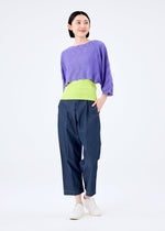 WAVE KNIT STRETCH PLEATS