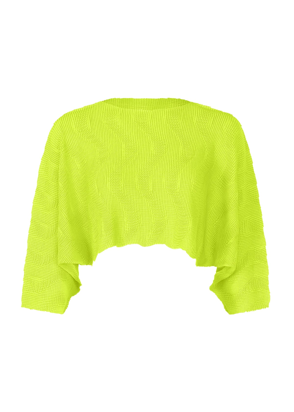 WAVE KNIT STRETCH PLEATS