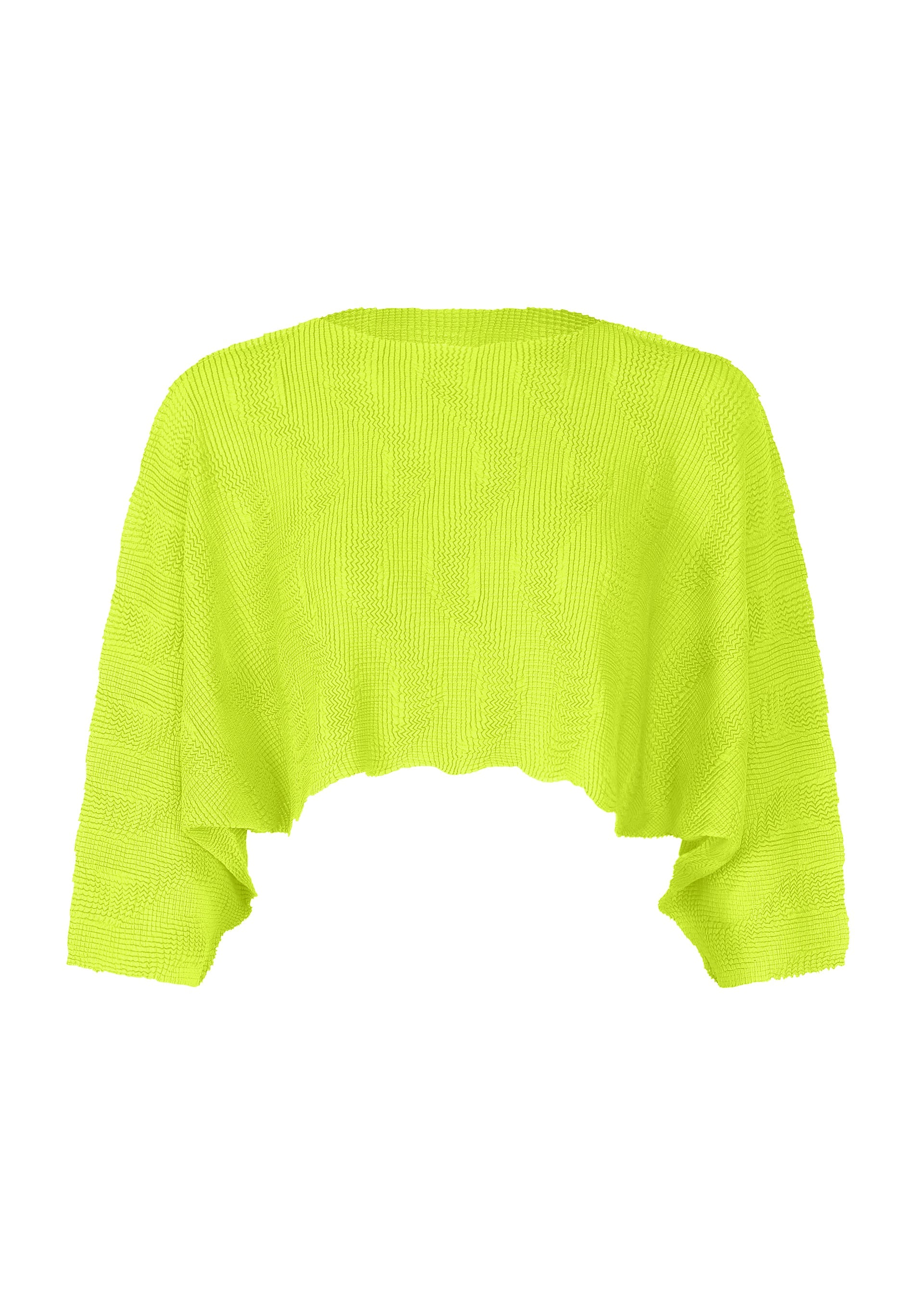 WAVE KNIT STRETCH PLEATS