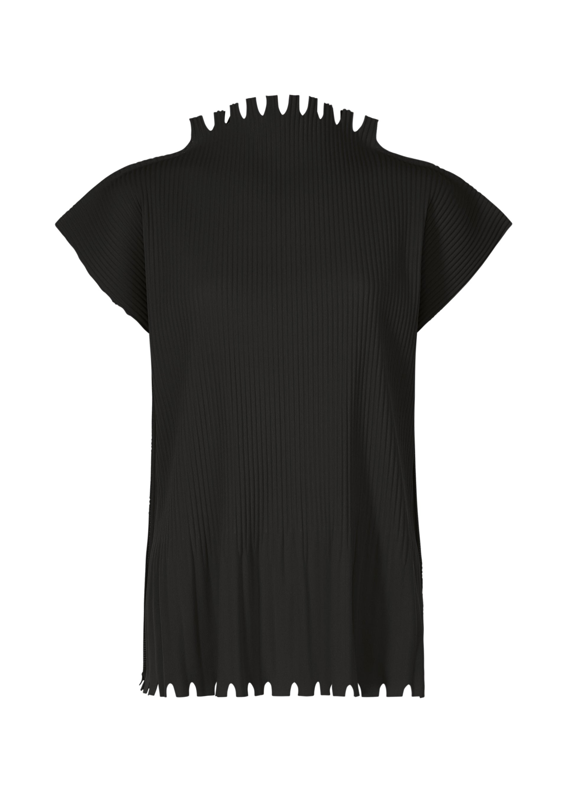 MELLOW FRINGE PLEATS, Women's Tops, Black