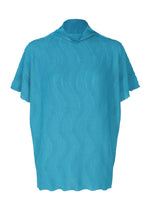 WAVE KNIT STRETCH PLEATS