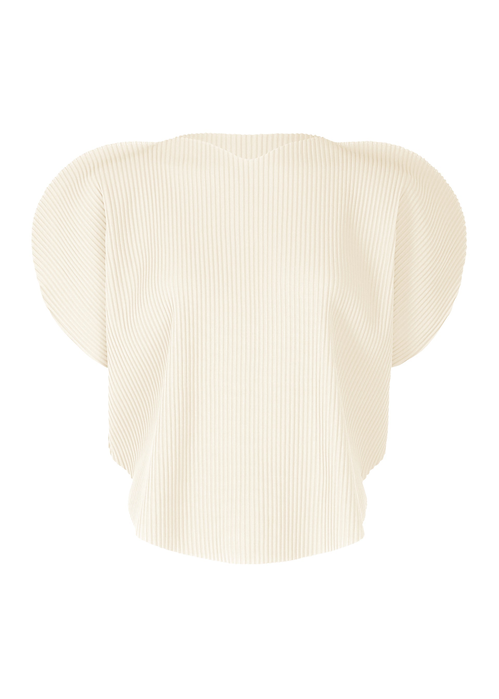 CLOVER PLEATS, Women's Tops, White
