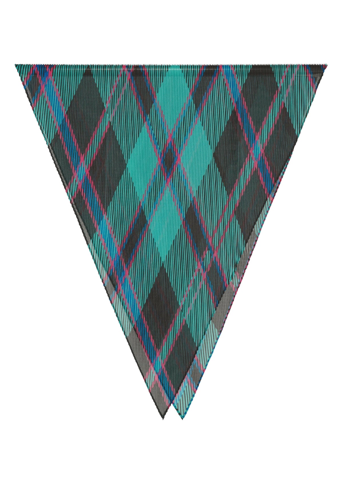 TARTAN CHECK PLEATS STOLE view 3 of 6