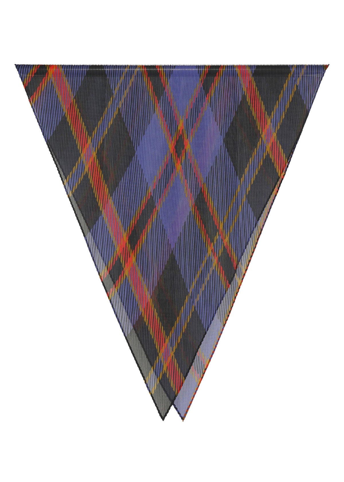 TARTAN CHECK PLEATS STOLE view 1 of 6
