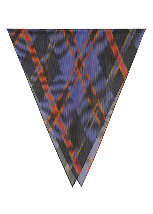 TARTAN CHECK PLEATS STOLE view 1