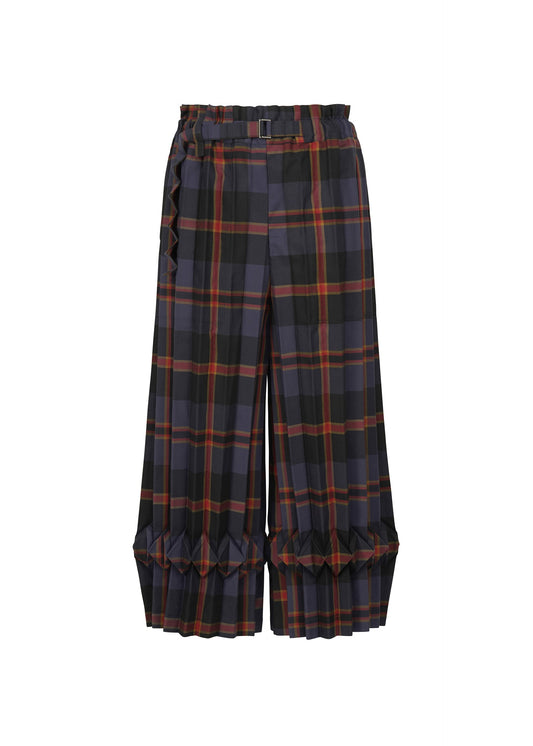 TARTAN CHECK PLEATS view 1