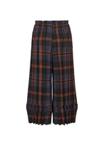 TARTAN CHECK PLEATS