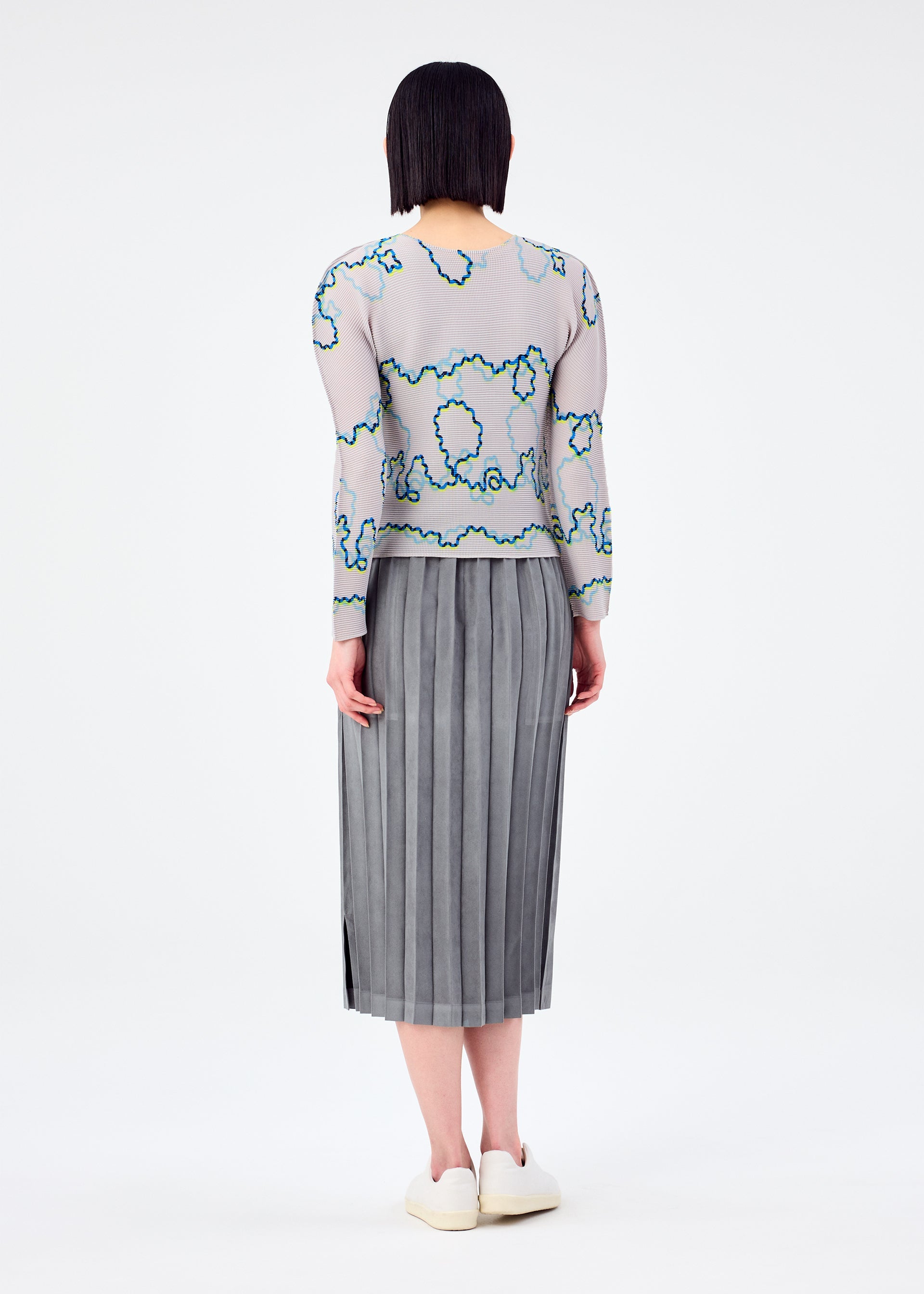 Zoomed view SUEDE LIKE PLEATS BOTTOM