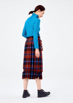 TARTAN CHECK PLEATS