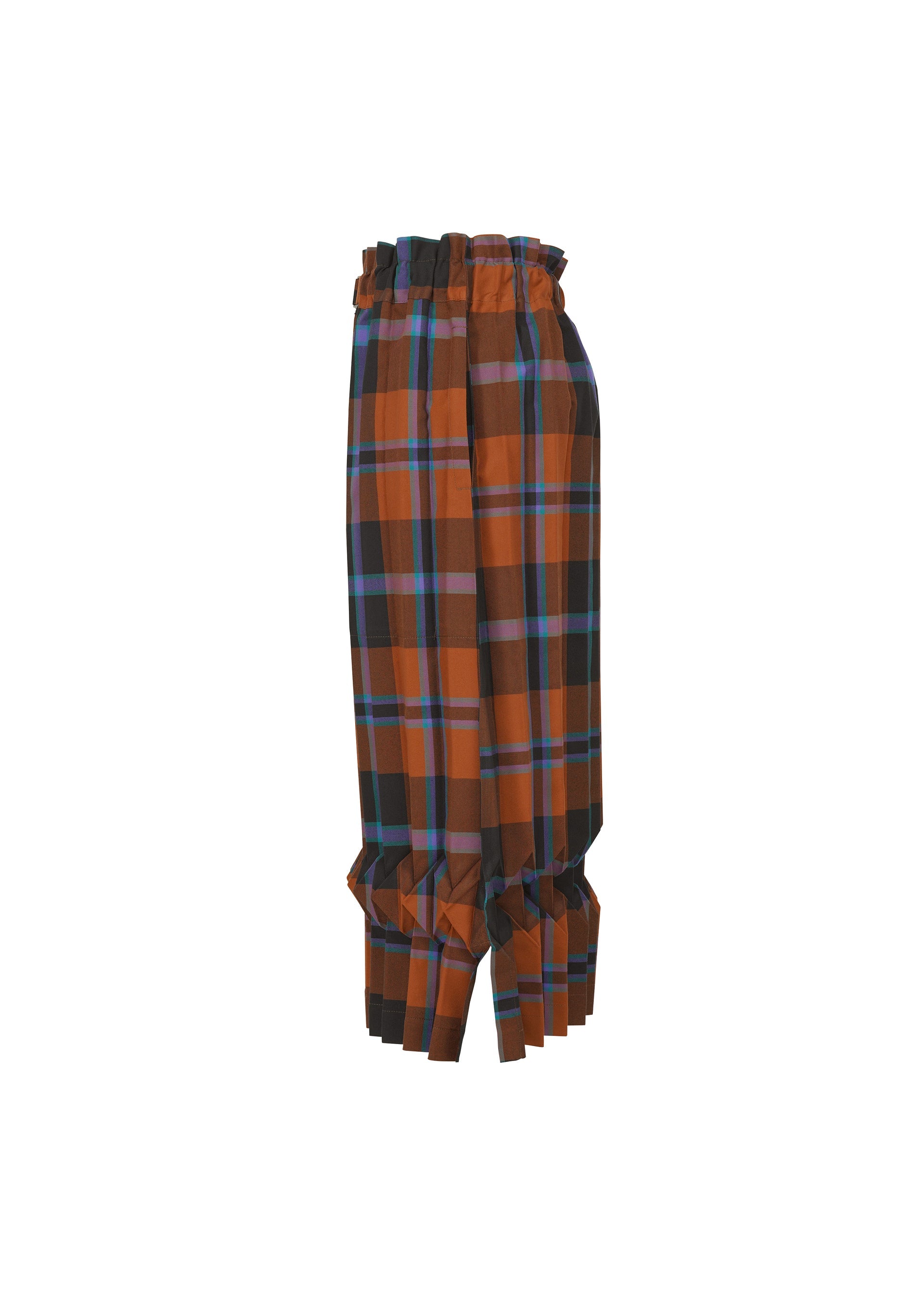 ISSEY MIYAKE me オレンジ黒チェック TARTAN CHECK PLEATS – ISSEY MIYAKE ONLINE STORE
