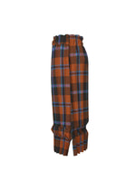 TARTAN CHECK PLEATS
