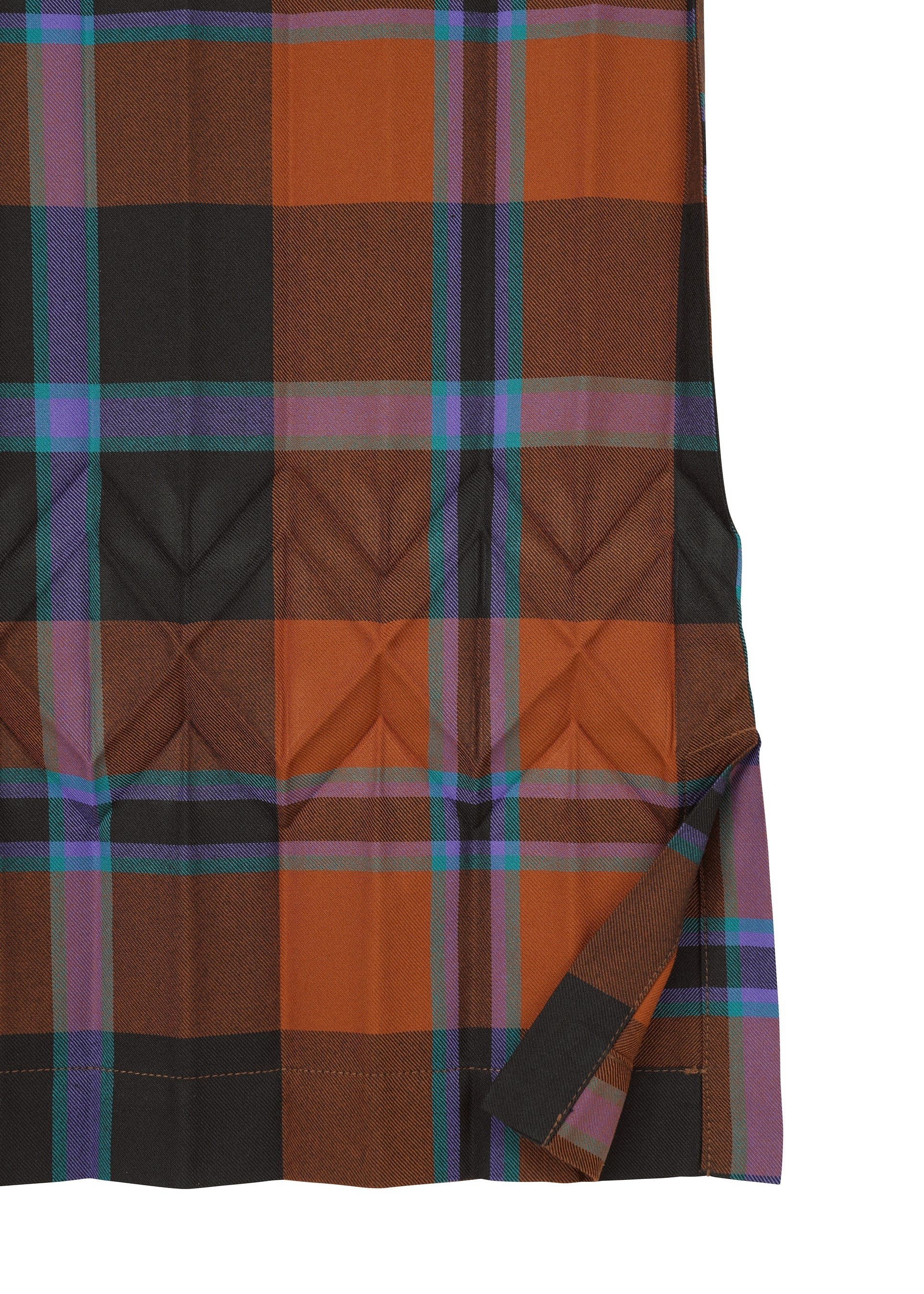 Zoomed view TARTAN CHECK PLEATS
