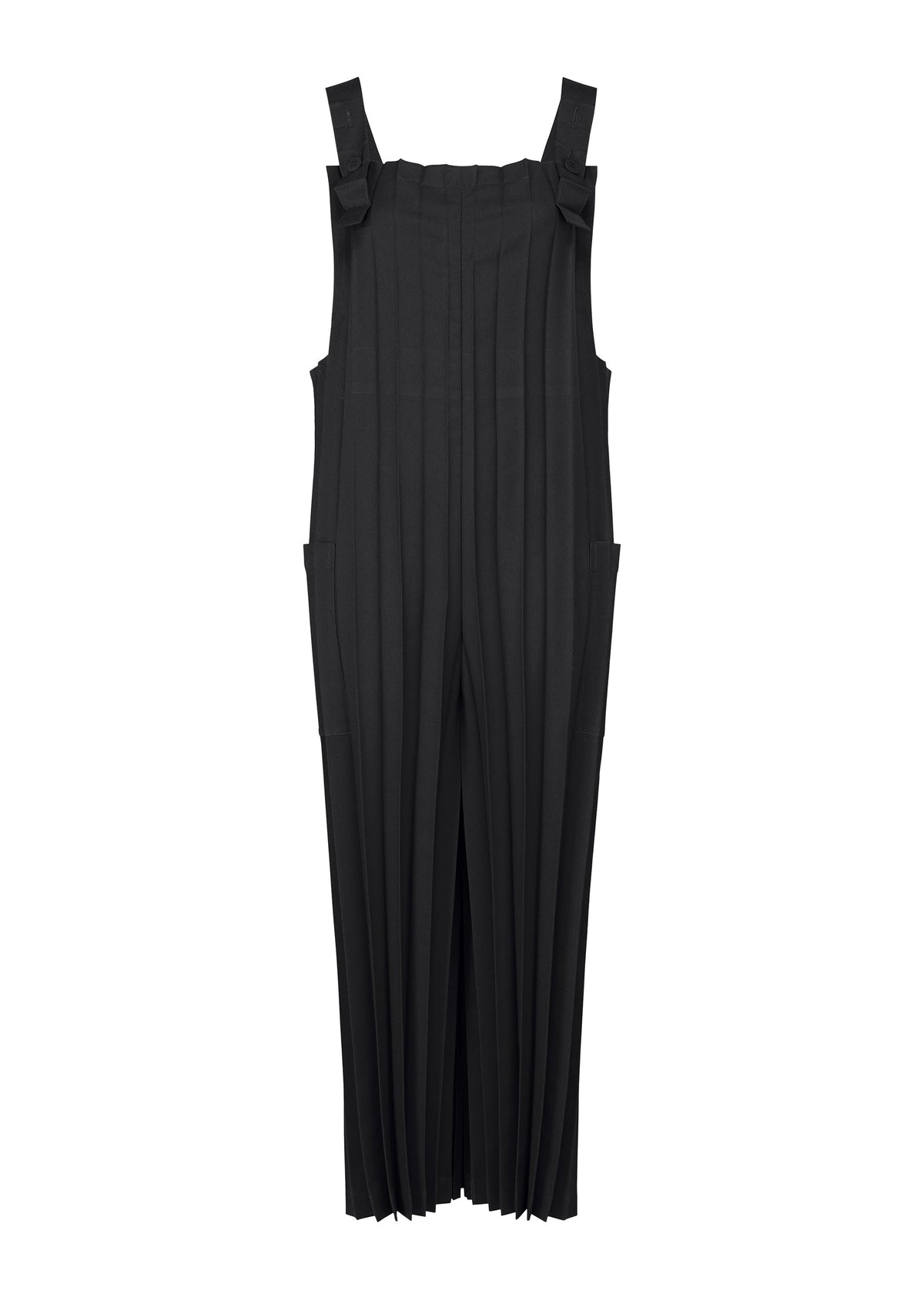 COLOR PLEATS BOTTOM, Women's Pants, Black view 1 of 7