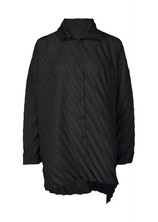 ANGLE PLEATS SHIRT
