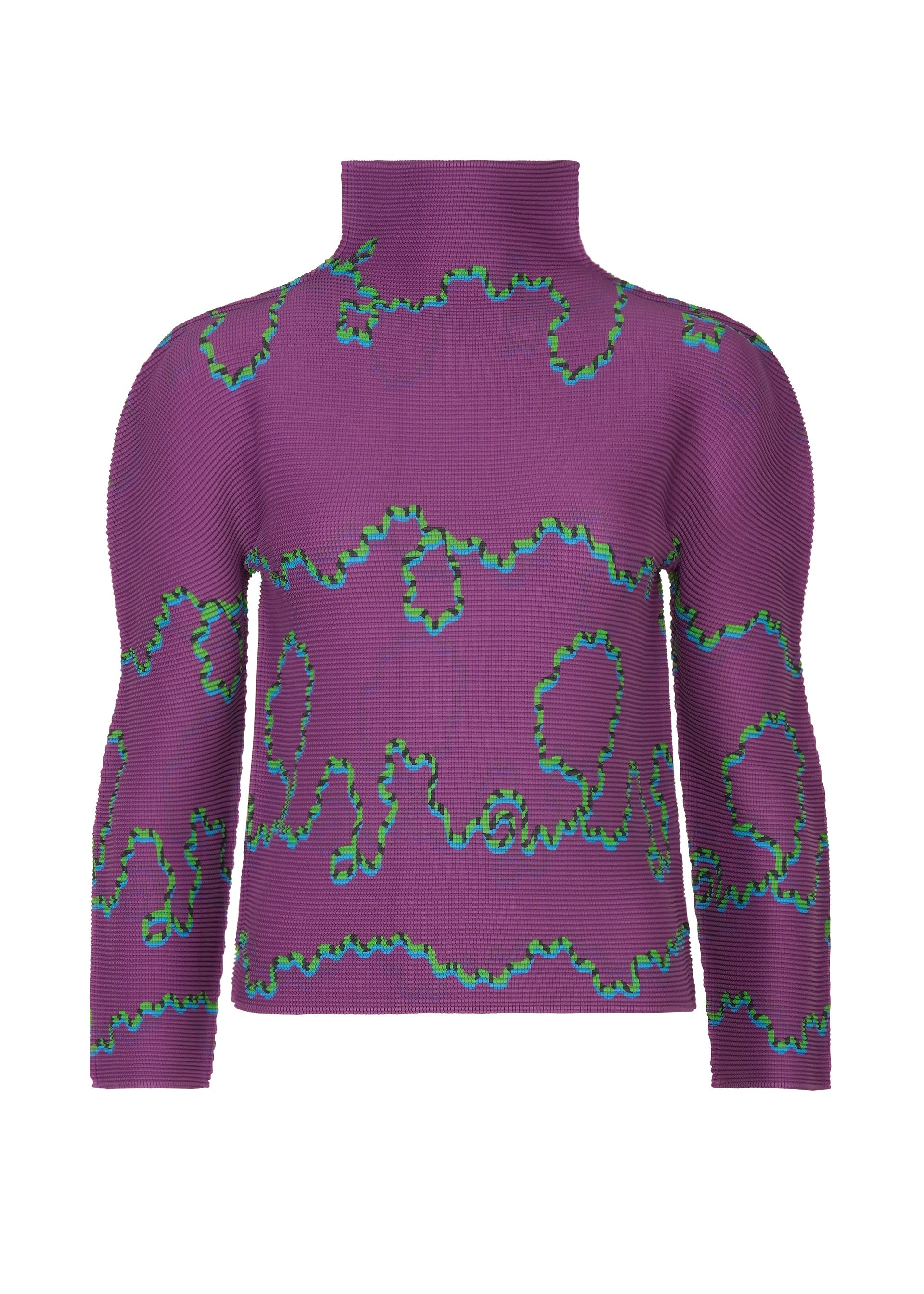 Zoomed view FROGGING KNIT YARN - PURPLE-HUED （no.88）