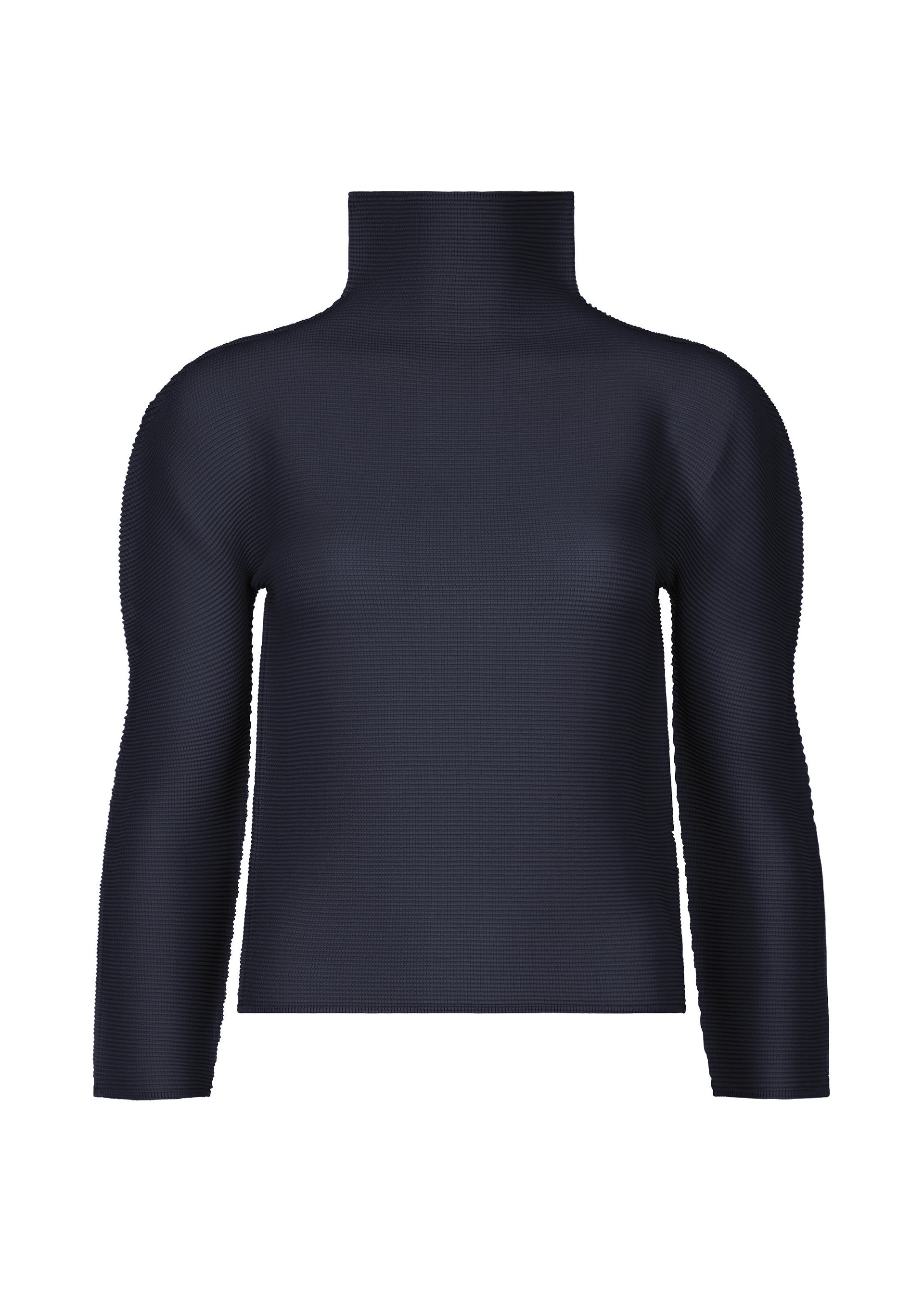 Zoomed view STRETCH PLEATS 6 - NAVY （no.75）