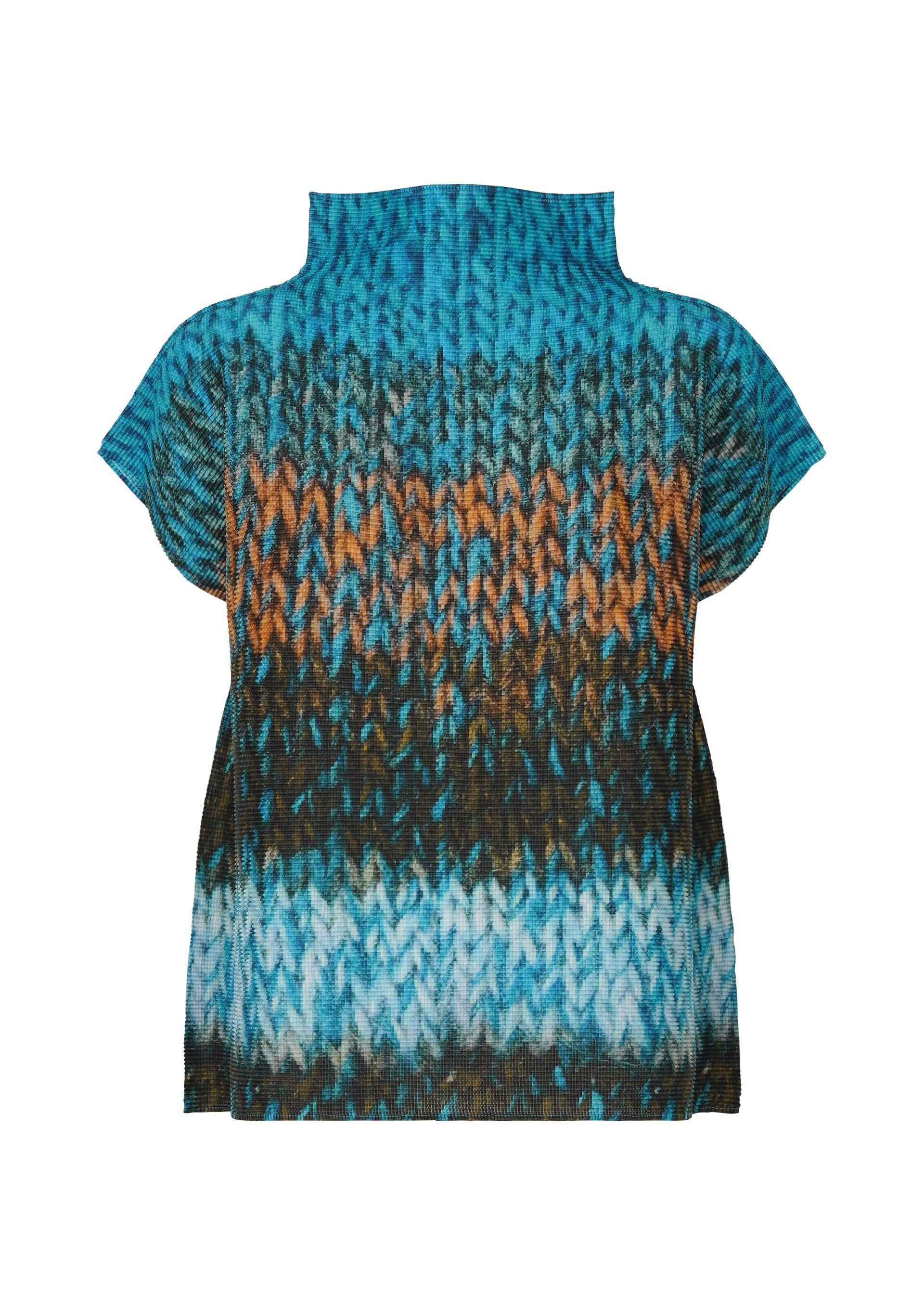Zoomed view MIX YARN KNIT - BLUE-HUED （no.78）