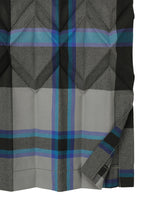 TARTAN CHECK PLEATS