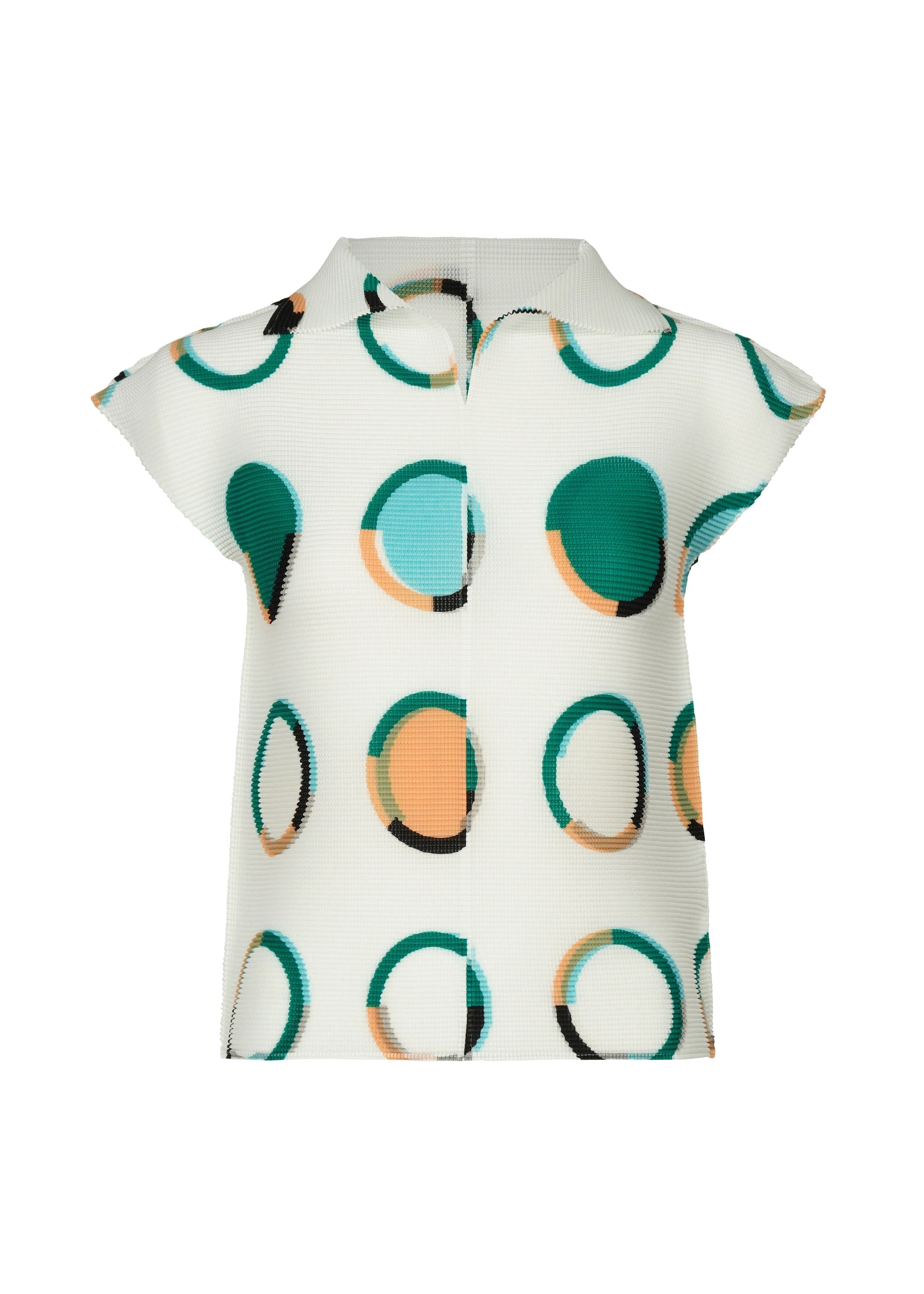 TIME CIRCLE, Women's Tops, White