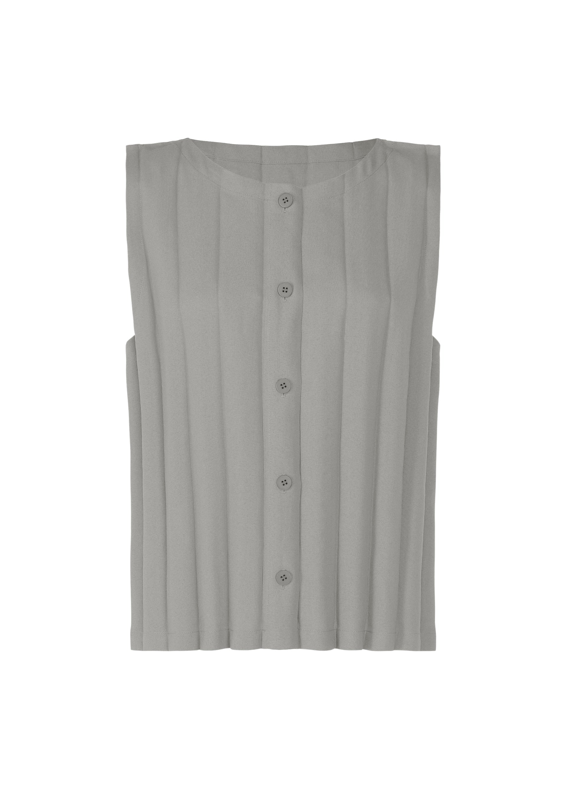 RIPPLE PLEATS, Women's Tops, Grey