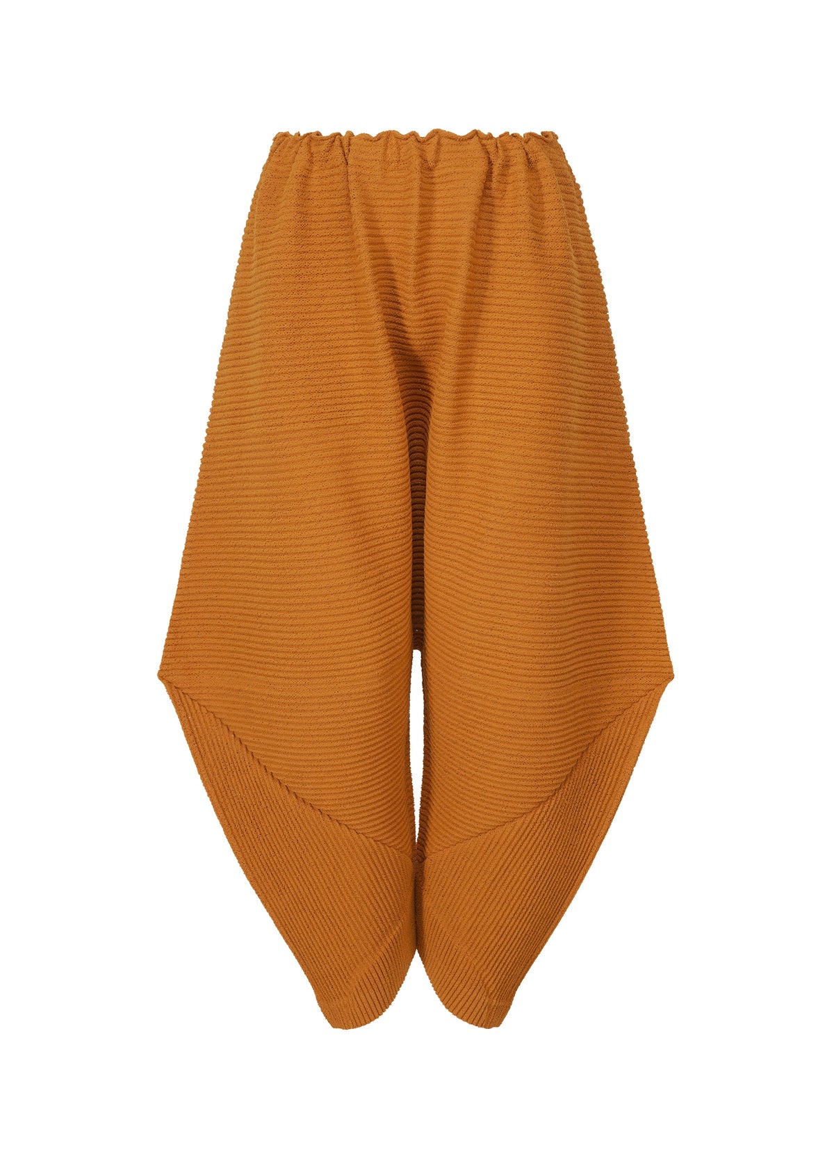 FUWA FUWA MESH PLEATS, Women's Pants, Orange