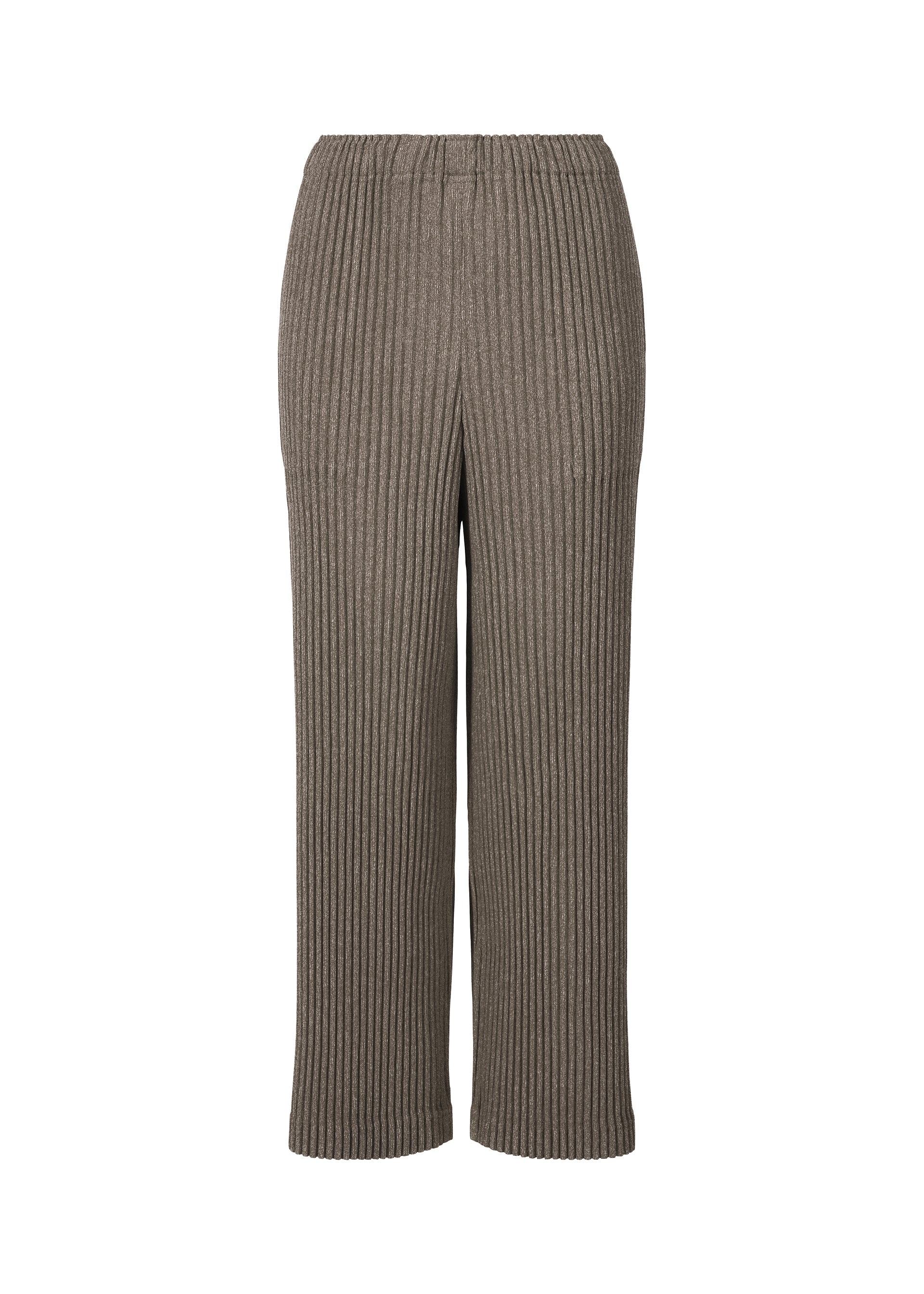 Zoomed view CORDUROY PLEATS - CHARCOAL-HUED （no.18）