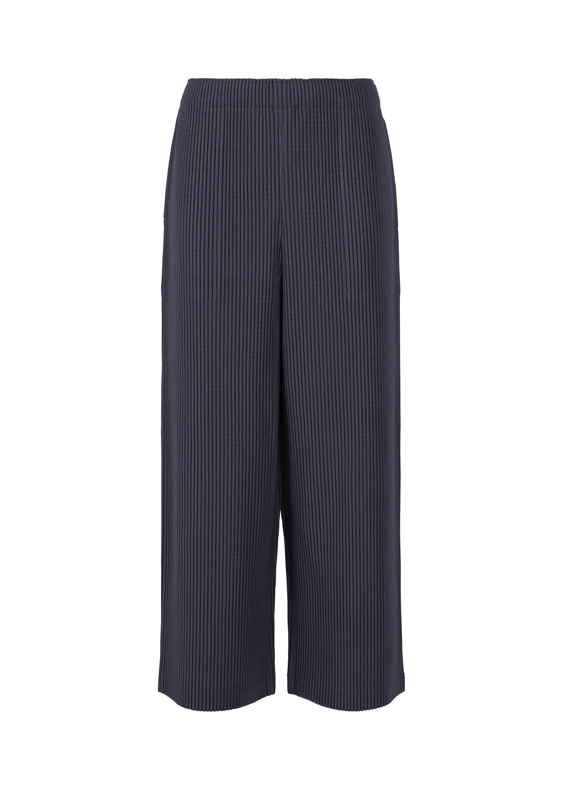 Zoomed view WARM PLEATS - NAVY （no.75）