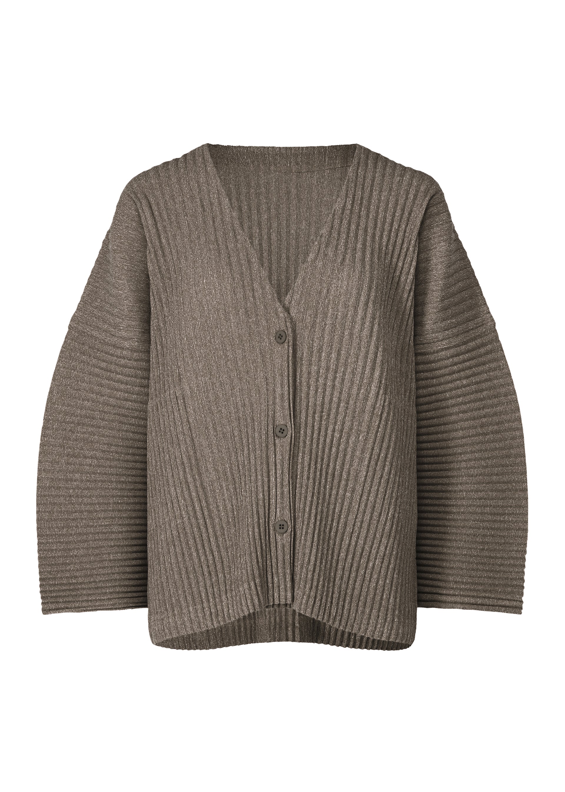 Zoomed view CORDUROY PLEATS - CHARCOAL-HUED （no.18）