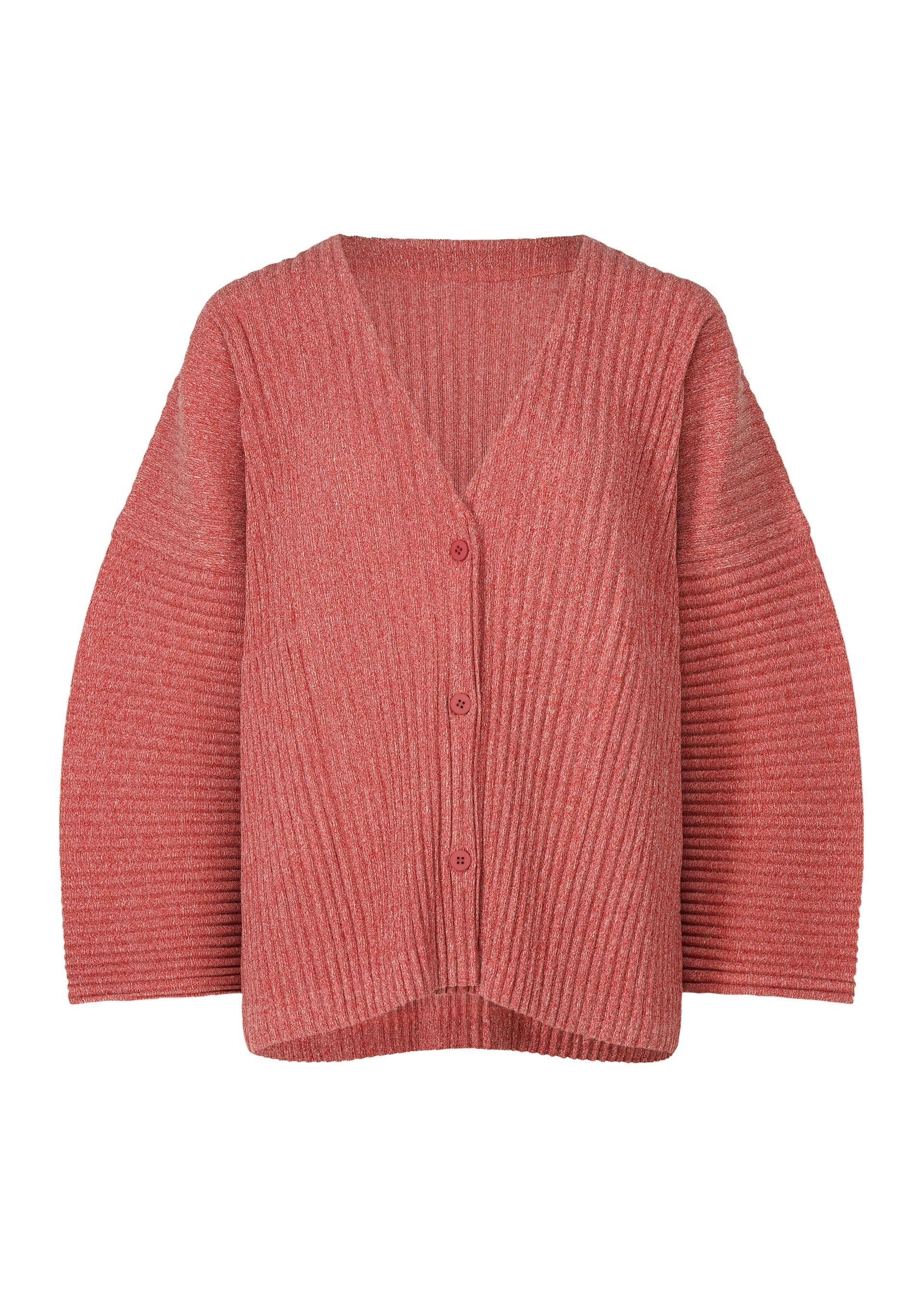 Zoomed view CORDUROY PLEATS - RED-HUED （no.29）