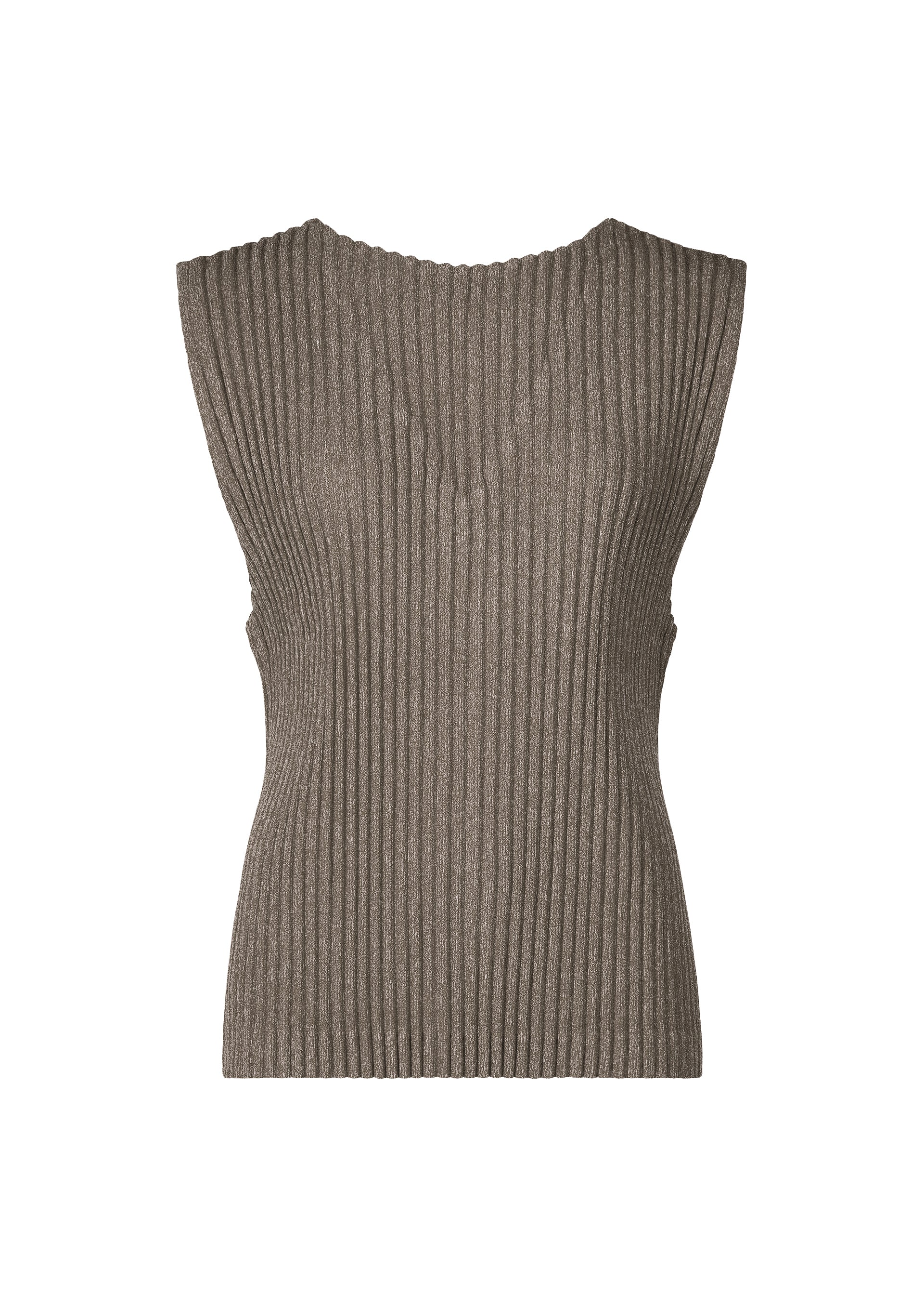 Zoomed view CORDUROY PLEATS - CHARCOAL-HUED （no.18）