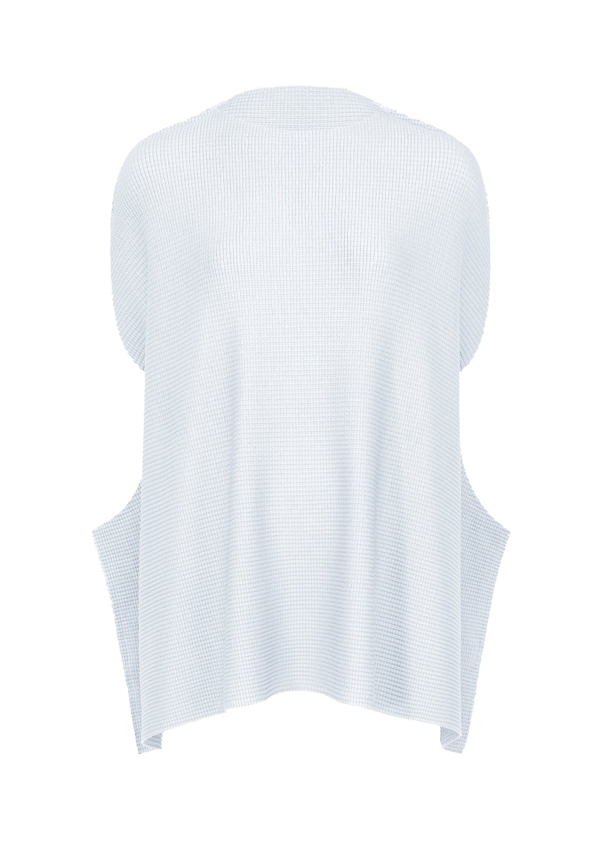 CURVE KNIT STRETCH PLEATS, Women's Tops, Gray view 1 of 8